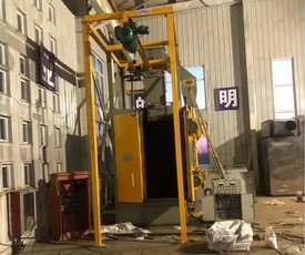 管件噴砂機，鋼管噴砂機